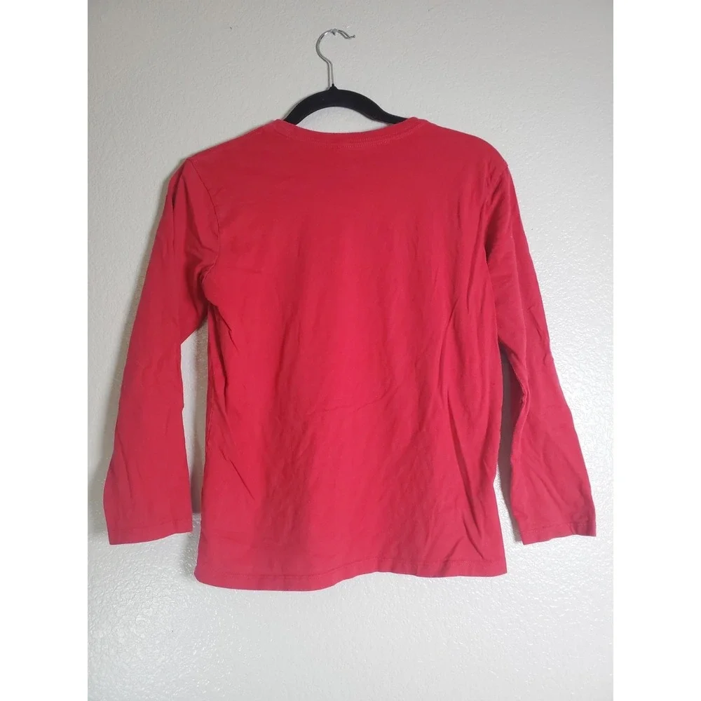 The Children's Place Red Long Sleeve #MerryDabMas-Boys‎ Size Large 10/12